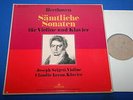Szigeti Arrau Beethoven Complete Violin Sonatas German Vanguard Mono 4LP Box NM