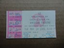 U2 October RARE CANADA CONCERT THEATRE TICKET 1981
