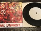 SOCIAL UNREST Songs For Sinners 7” TEST PRESS HC punk attitude adjustment samiam