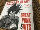 KILLED BY DEATH #6 Great Punk Shits COLOR VINYL compilation REDRUM RECORDS