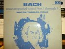 BACH unaccompanied suites 1-6, MILTON THOMAS: Viola, 3LP NM/VG+ Concert Disc