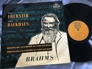 FOURNIER / BACKHAUS BRAHMS SONATAS Cello Piano LXT 5077 DECCA Orange MONO ED1 EX