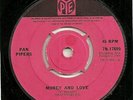 PAN PIPERS RARE IRISH BEAT MONEY AND LOVE / STOP PYE LABEL FROM 1969 EX COPY