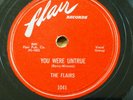 the FLAIRS doo-wop 78 YOU WERE UNTRUE b/w BABY WANTS on MINT Minus Flair RJ 150