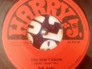 Bob Andy - You don't know ( Harry J ) VERY RARE JA PRESS   REGGAE