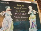 GIOCONDA DE VITO; BACH / MOZART, VIOLIN CONCERTOS, ORIGINAL HMV ALP 1856 LP