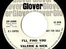 Valerie & Nick I'll find you / Lonely town   Northern soul popcorn EX