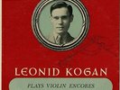LEONID KOGAN PLAYS VIOLIN ENCORES US WESTMINSTER HI-FI LP XWN 18229 1A ED 1