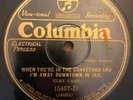 78 RPM Elry Cash Columbia 15457-D When You're In The Graveyard 