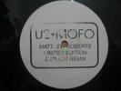 U2 MOFO Matthew Roberts Explicit Remix RARE UK PROMO 12