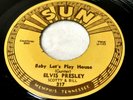 ELVIS PRESLEY SUN 217 Baby Lets Play House MARIANO repro NM 1973 press 45