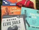 5x 50's/60's 45/ep Cover Sleeves Elvis/Eddie Cochran/Hank Locklin Rock'n'ro
