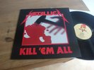 Metallica KILL 'EM ALL UK LP 1st Press Music For Nations A1 / B1 NEAR MINT AUDIO