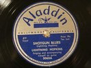 BLUES LIGHTNIN' HOPKINS Shotgun Blues / Rollin' Blues ALADDIN 3063