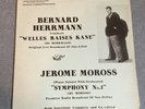 Bernard Herrmann Conducts Welles Raises Kane - Live 1949 - PREMIER RECORDS USA