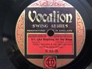 Original ’Vocalion’ UK 78RPM: Blues: Billie Holiday: I Cried For You