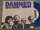 THE DAMNED - New Rose/Nasty - 2008 Anarchy Music RARE Ltd Edition BLUE VINYL 7