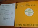 BBC Transcription disc - magazine units 'pop' 776 1991