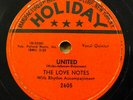 the LOVE NOTES doo-wop 78 UNITED b/w TONIGHT on HOLIDAY lbl in VG++ cond. RJ 229