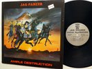 JAG PANZER Ample Destruction LP MINT- 1st press 1984 USA Heavy Metal Rp533