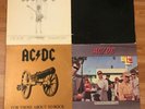 AC/DC Lots Of (4) LP Back On Black,for The Those About To Rock,Flick Of the Swit