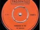 60s 70s Skinhead Reggae THE JAMAICANS dedicated to you 1967 UK 7