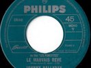 JOHNNY HALLYDAY Le mauvais rêve Hit-Parade 1968 Les Poneyttes SP Philips Canada
