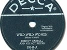 Rare JOHNNY CARROLL Rock'n Roll 78 RPM Record. Wild Wild Women/Corrine, Corrina