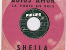 SP JUKE BOX  SHEILA   adios amor      FRENCH YE YE GIRL SIXTIES