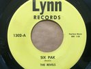 Revels - Six Pak RARE 1959 45rpm Excellent Condition  EARLY Surf/Hot Rod