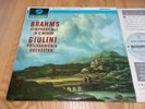 COLUMBIA SAX 2420 UK 1st T/S BRAHMS - SYMPHONY NO 1 *CARLO MARIA GIULINI* EX