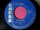 THE MIRACLES - Bad Girl - clean 45 rpm - Chess 1734