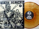 BROKEN BONES Dem Bones LP MINT- Uk press Color Vinyl 1984 Punk, Hardcore  Rp592