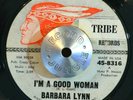 NORTHERN SOUL 45 - BARBARA LYNN - I'M A GOOD WOMAN /RUNNING BACK Tribe HEAR