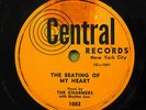 the CHARMERS doo-wop 78 BEATING OF MY HEART on Central in VG++ condition RJ 323