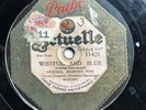 ANNETTE HANSHAW & ORIGINAL MEMPHIS FIVE - ‘WISTFUL AND BLUE’ RARE PATHE 78