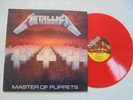METALLICA - MASTER OF PUPPETS 1986 Red Vinyl 12