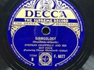 DJANGO REINHARDT + STEPHANE GRAPPELLY’S HOT FOUR - ‘DJANGOLOGY’ 1935 DECCA 78