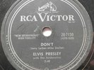 ELVIS PRESLEY Don't / I beg of you CANADA ORIG 1958 RCA VICTOR 78 20-7150