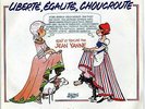 BOF LIBERTE, EGALITE, CHOUCROUTE JEAN YANNE FRENCH 45 SINGLE OST