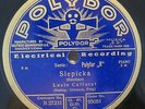 PIANO 78 RPM LUCIE CAFFARET polydor 95051 SMENATA Slepicka / RAVEL Minuet