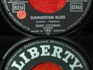 Single Eddie Cochran: Summertime Blues (Liberty L 22 331) D Musterplatte