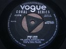 JOHNNY BURNETTE TRIO   Honey Hush   NR MINT/EX   1957 UK VOGUE CORAL Q 72227   R