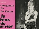 45T EP bande originale LE REPOS DU GUERRIER autographes BRIGITTE BARDOT et VADIM