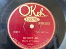 COUNTRY FRANK HUTCHINSON Okeh 45144 All Night Long/Lightning Xpress V+