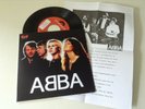 ABBA *THE DAY BEFORE YOU CAME* 7'' 1982 RADIO COPY WITH PRESS RELEASE EXC