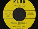 GARY COLLINS & VARIATIONS: Whatca Gonna Do? / Time On My Hands 45 (cool Rockabi