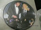 lp 33t picture disque JOHNNY HALLYDAY SYLVIE VARTAN 2 titres E.PIAF