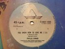 YOU KNOW HOW TO LOVE ME - PHYLLIS HYMAN - VINYL 12