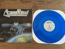 AGENT STEEL Mad Locust Rising COMBAT LP Blue Vinyl 1986 Complete